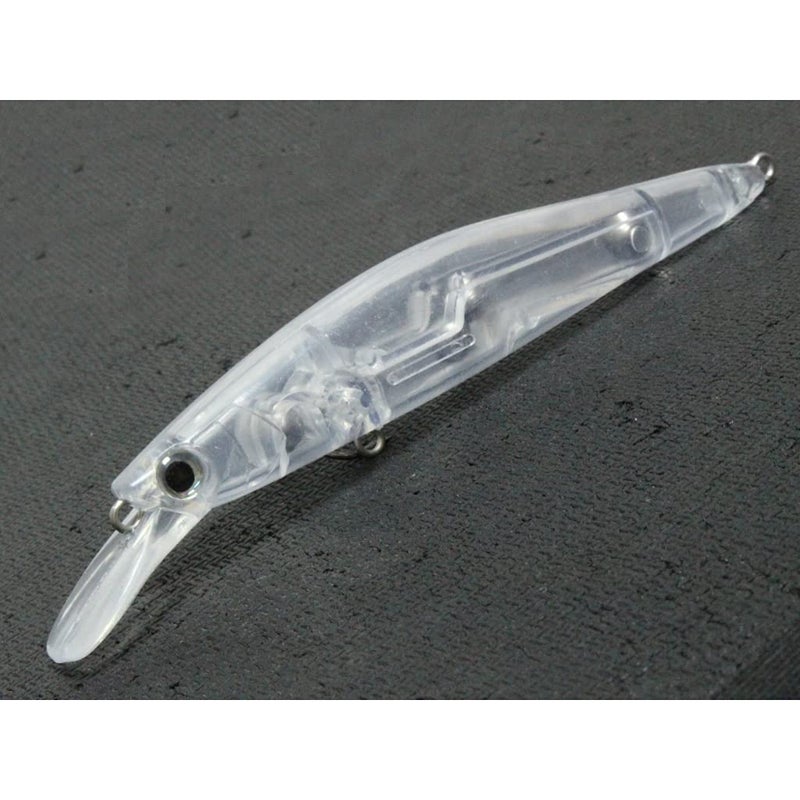 wLure 10 Blank Unpainted Minnow Crankbait Topwater Lipless Jerkbait Fishing Lures V3 (UPM673P10) - Image 3